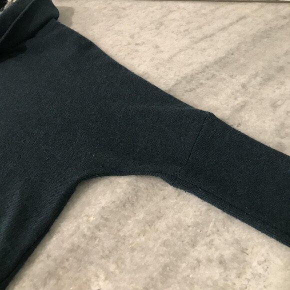 Smartwool Sweater Womens Small Teal Cowl Neck Dolman Long Sleeve Knit Pullover - Picture 6 of 7